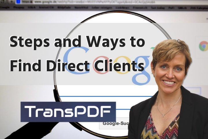 find direct clients freelance translators