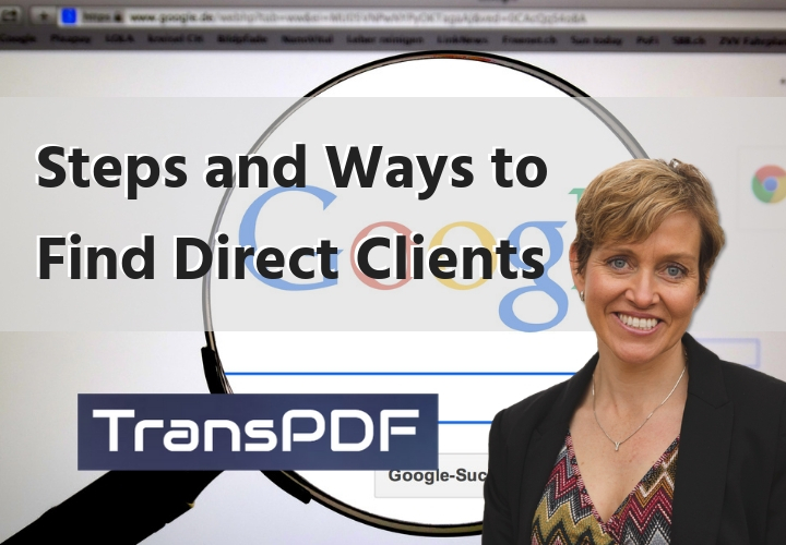 find direct clients freelance translators