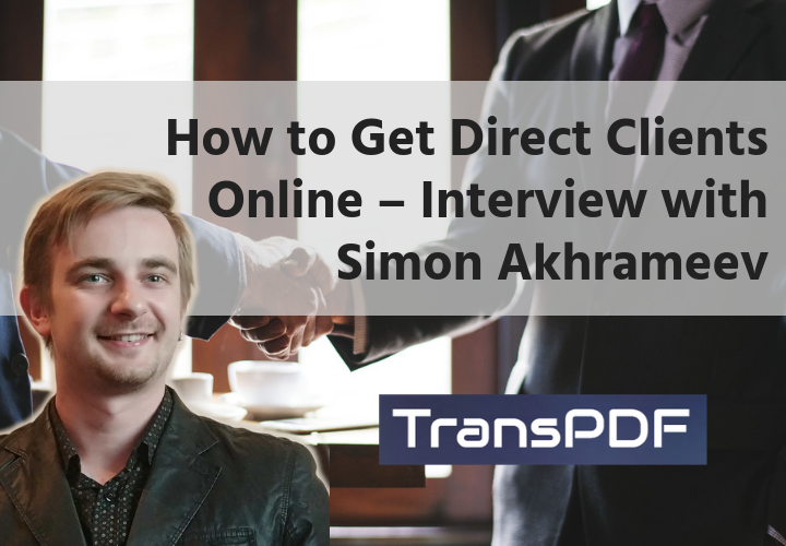 get direct clients online freelance translation